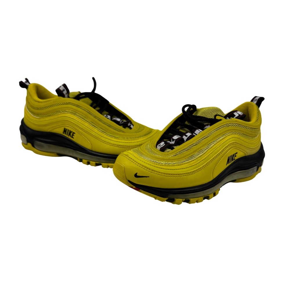 Nike Kids Yellow and Black Air Max 97 Style Sneakers